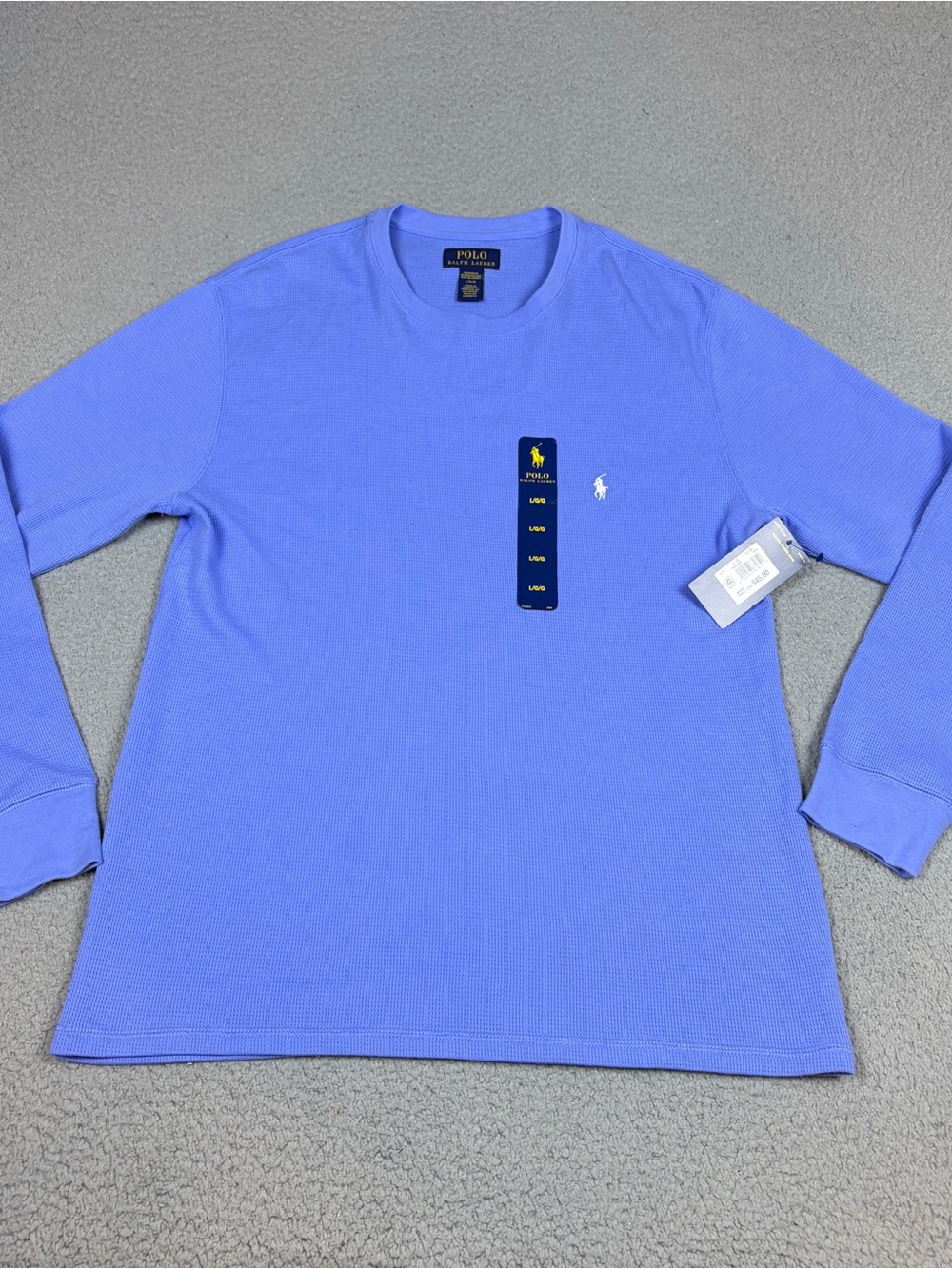 Polo Ralph Lauren Sleep Shirt Mens L Long Sleeve Tee Crewneck Sleepwear NWT